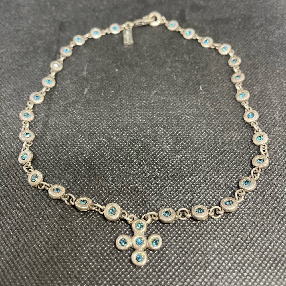 Vintage Metal Pointu's Paris necklace